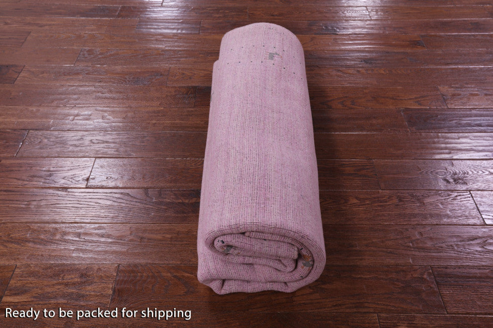 6' Square Handmade Persian Gabbeh Wool Rug - Q15307
