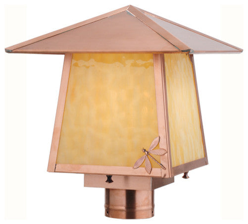 12Sq Stillwater Dragonfly Post Mount