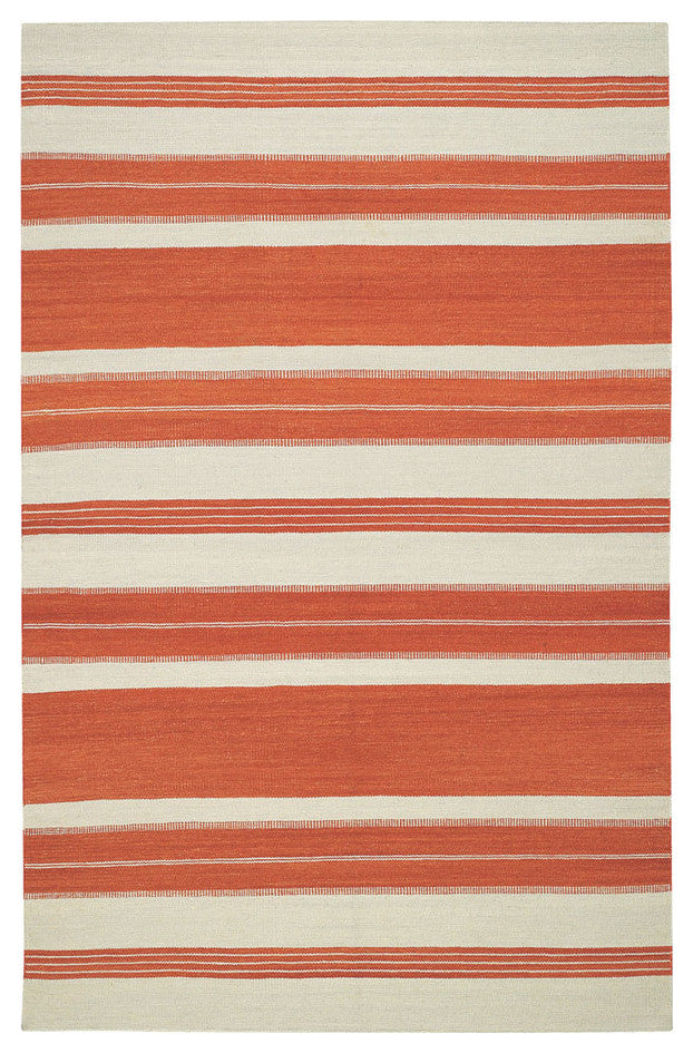 Capel Genevieve Gorder Jagges Stripe Sunny 3624_825 Flat Woven Rugs - 7' X 9' Re