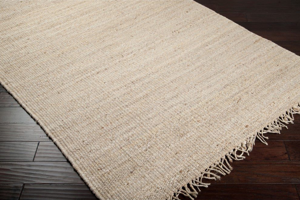 Jute Bleached Area Rug, 10' Round