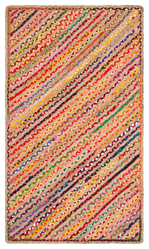 Safavieh Cape Cod Collection CAP311 Rug, Natural/Red, 3'x5'