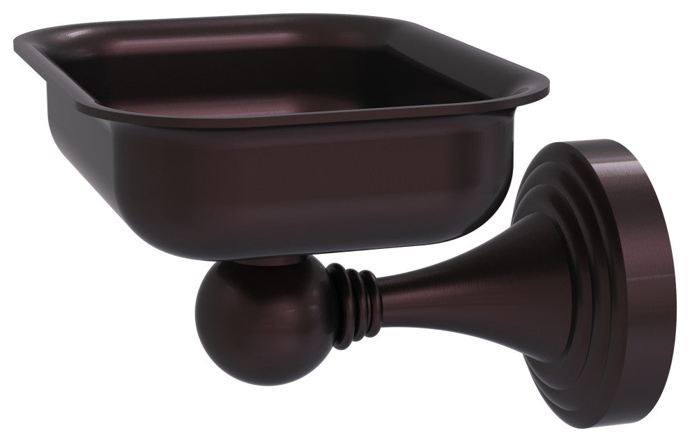 Sag Harbor Wall-Mount Soap Dish, Antique Bronze