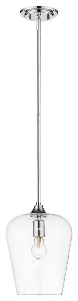 Zlite 473P9-CH 1-Light Pendant, Clear