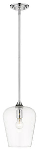 Zlite 473P9-CH 1-Light Pendant, Clear