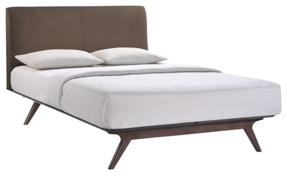 Modway Tracy 2 Piece Queen Bedroom Set, Cappuccino Brown