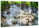 "White Huay Mae Kamin Waterfall" Landscape Canvas Photo Print, 4 Panels, 48"x28"
