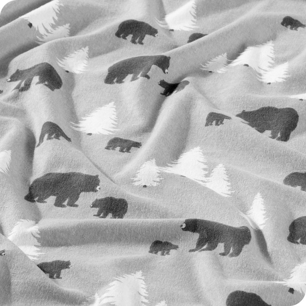 Bare Home Cotton Flannel Sheet Set, Kodiak, Twin Xl