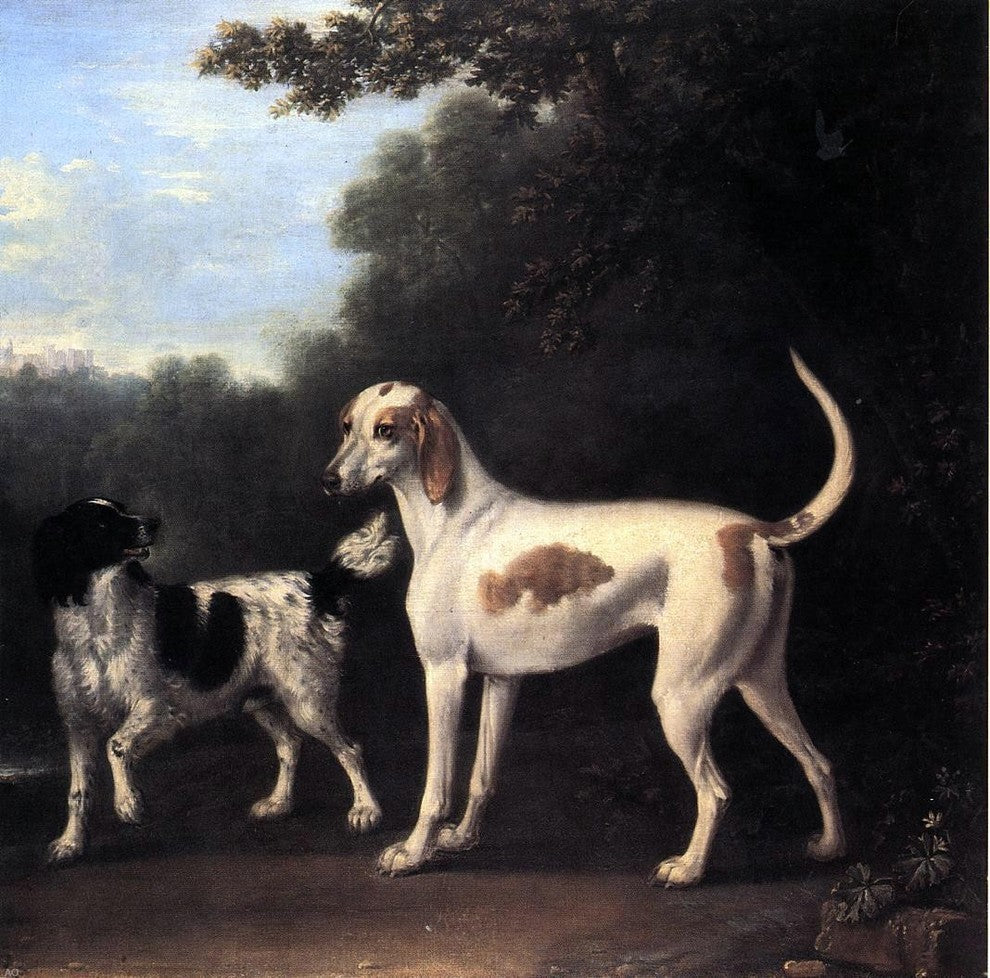 John Wootton Two of the Duchess of Marlborough-s Dogs Gallery Wrapped Canvas