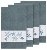 Lydia 4-Piece Embellished Bath Towel Set, Teal