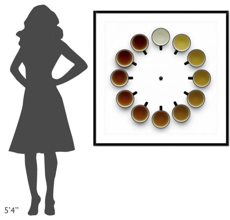 "Tea Time" Framed Digital Print by Wieteke De Kogel, 44x44"