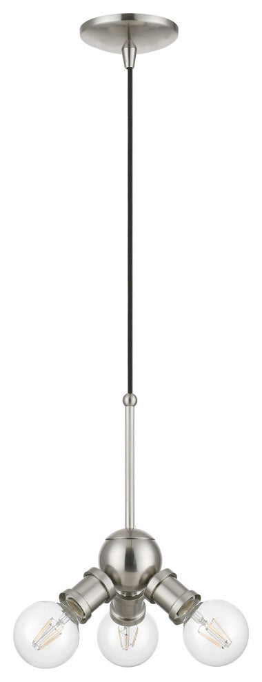 Lansdale 3 Light Brushed Nickel Pendant
