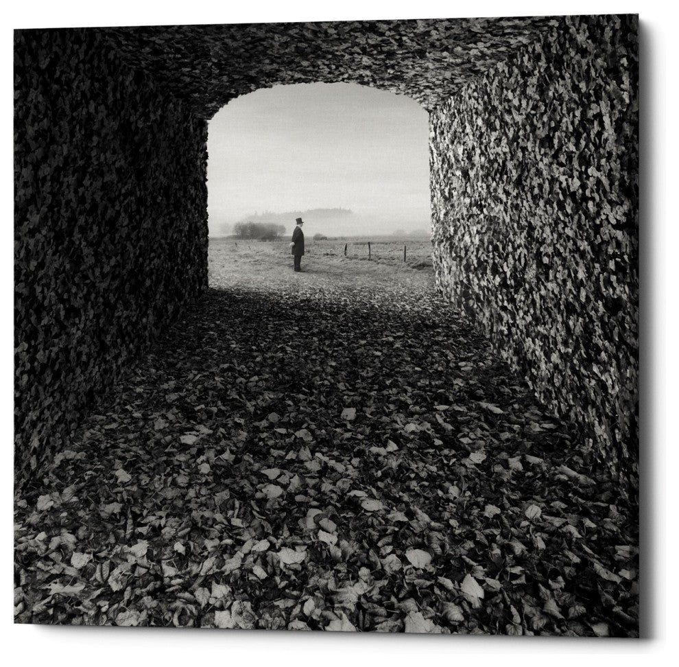 "Labyrinth" Giclee Canvas Wall Art, 26"x26"
