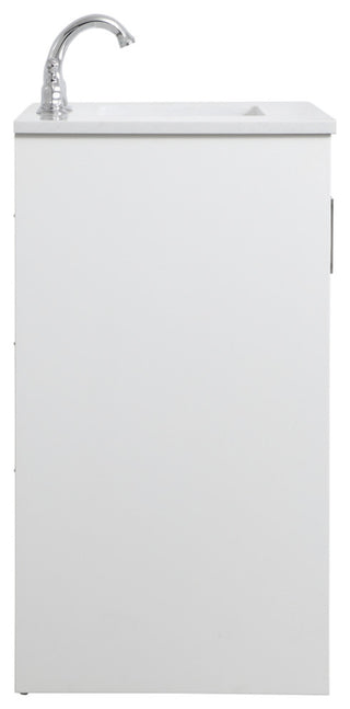 30" Single Bathroom Vanity, White