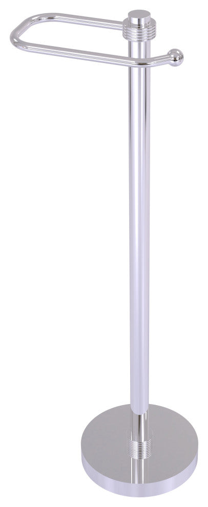 European Style Toilet Tissue Stand, Polished Chrome