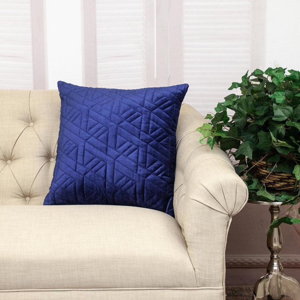 Parkland Collection Delta Blue Throw Pillow