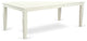 9-Piece Set, 8Chair With Slatted Back and Wooden Seat-A Table, Linen White