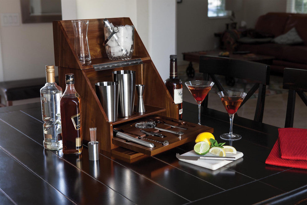 Madison Tabletop Bar - Brown