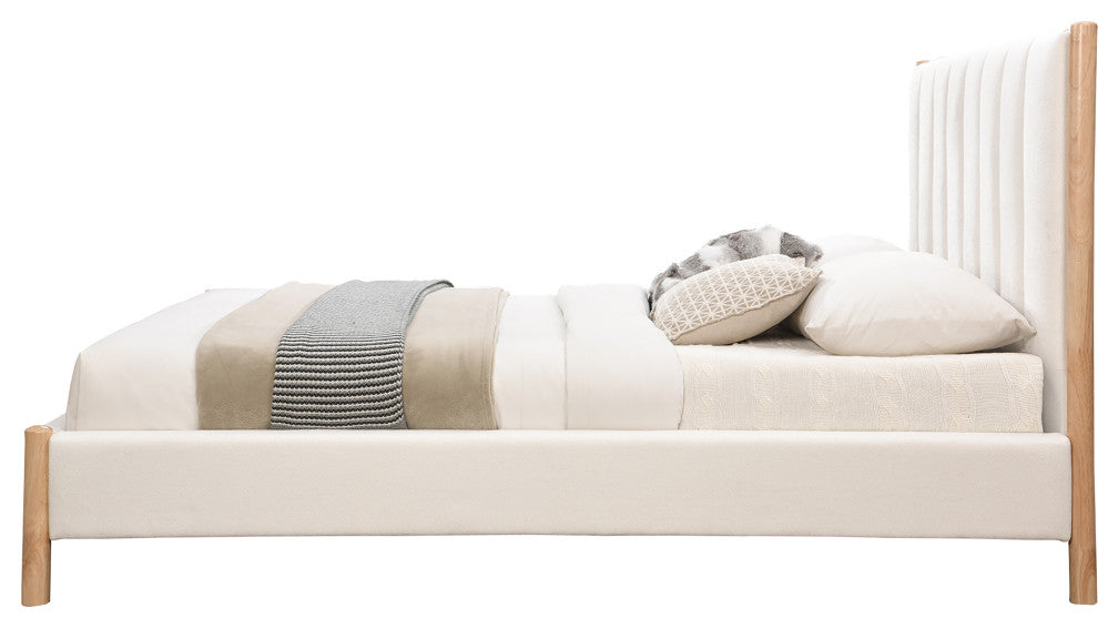 Kona Upholstered Bed, Cream, Full