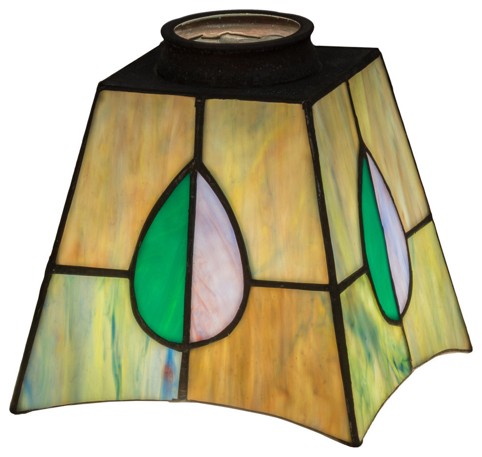 Meyda lighting 24268 5"Sq Mackintosh Leaf Shade