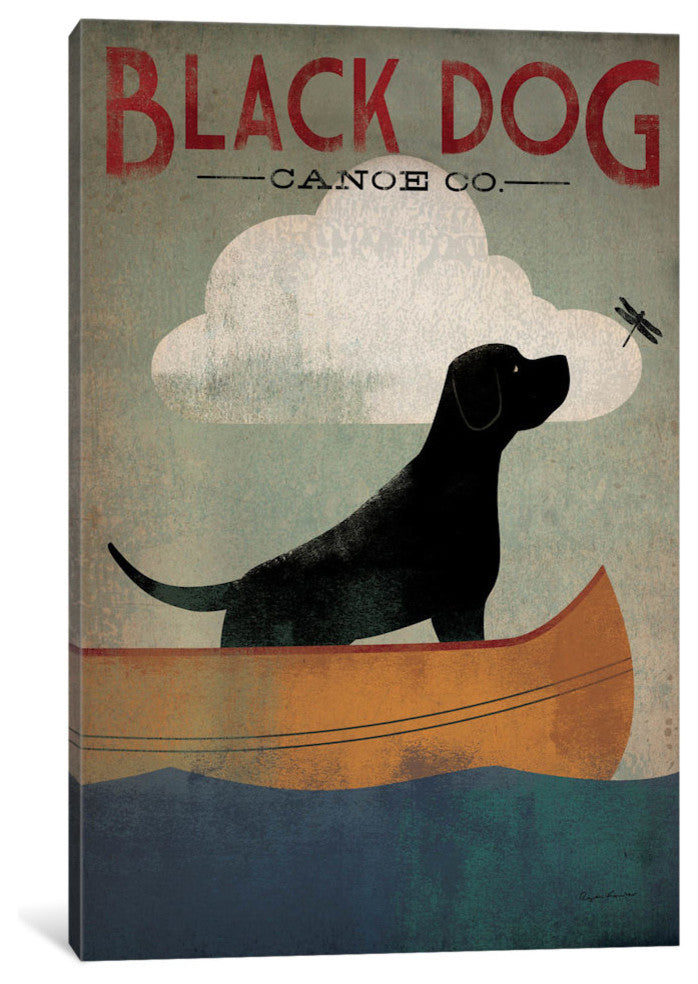 "Black Dog Canoe Co. I Gallery" by Ryan Fowler, 26x18x1.5"