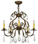 24W Chantilly 5 LT Chandelier