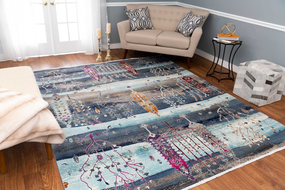 Noori Rug Latif Albertha Blue/Grey Rug