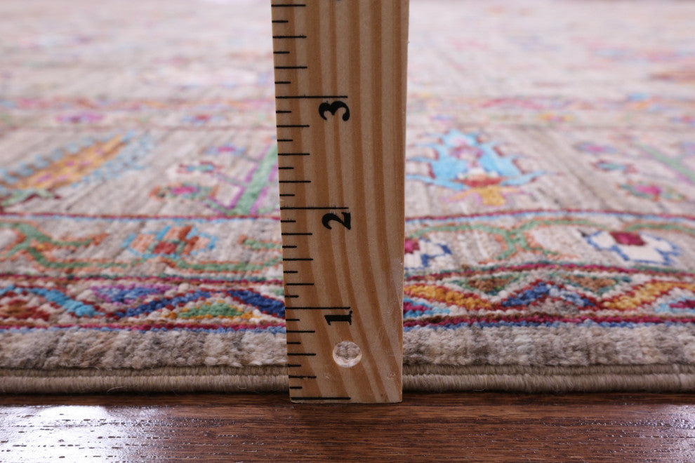 8' 0" X 10' 2" Persian Tabriz Hand-Knotted Wool Rug Q8180
