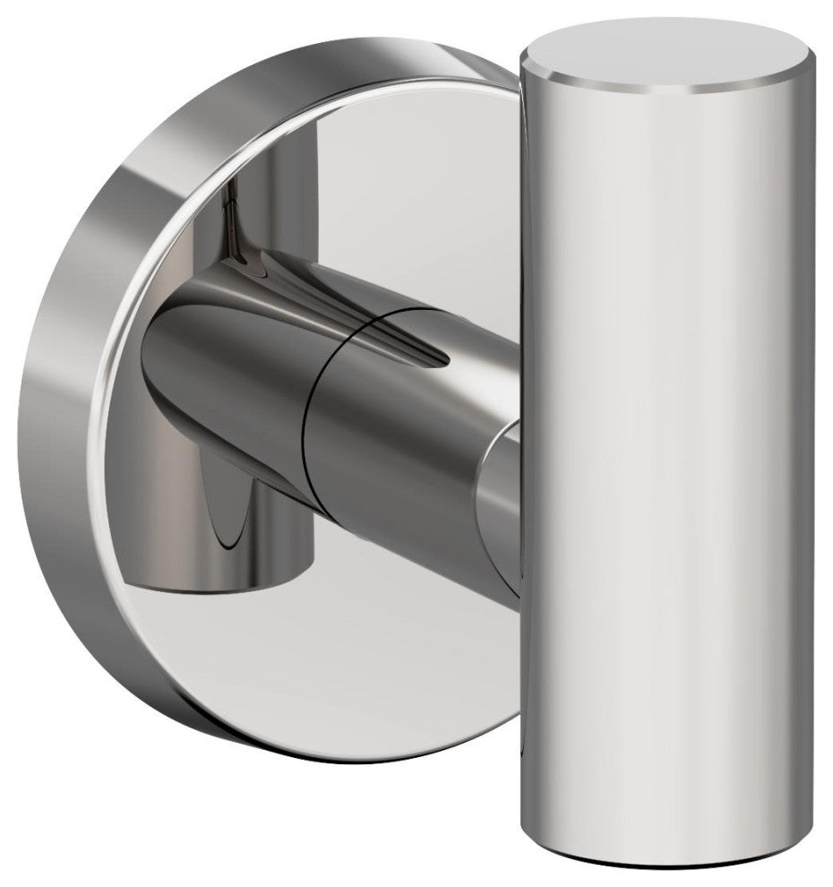 Amerock Arrondi Robe Hook, Polished Stainless Steel