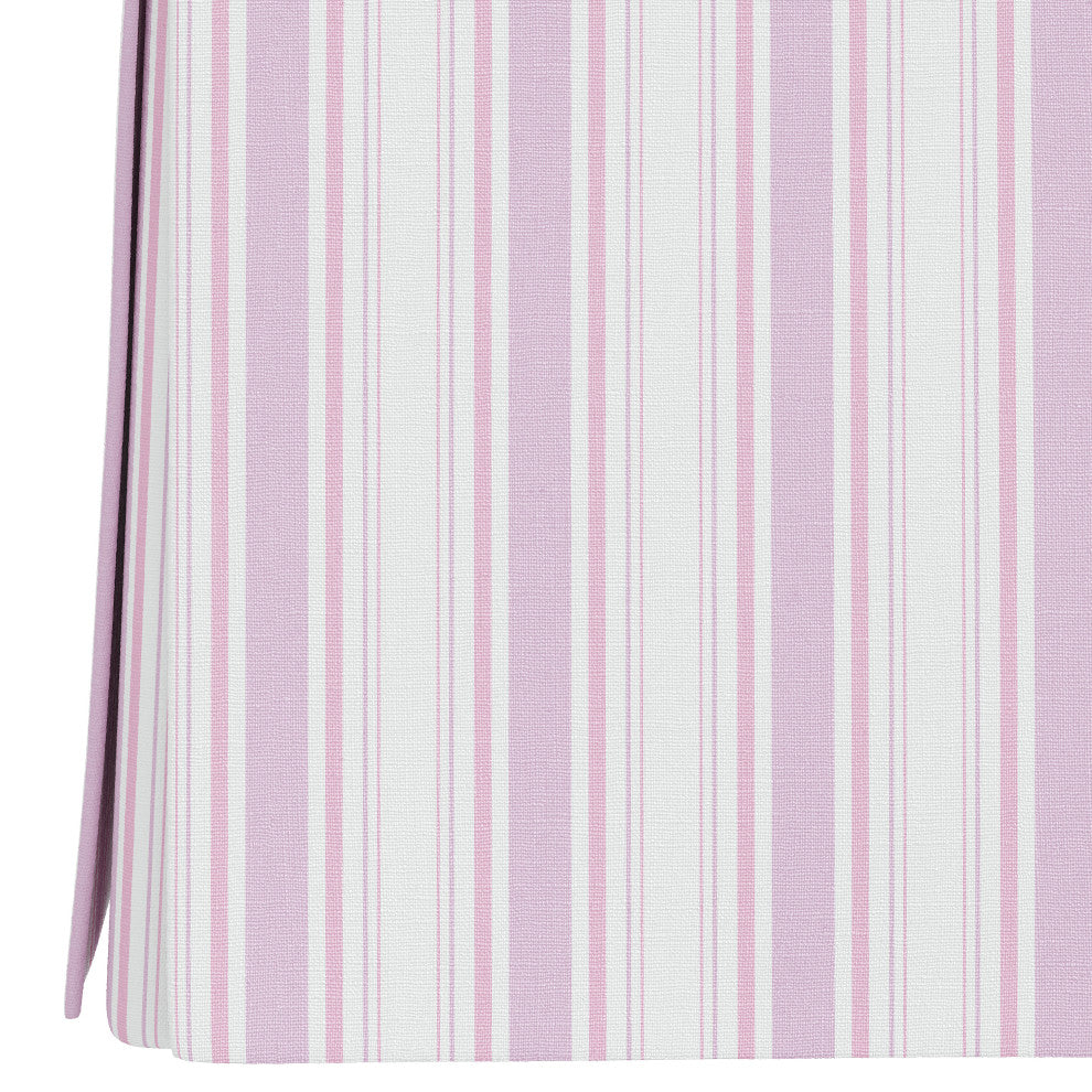 Rachel Ashwell Storage Ottoman, Sc Brolly Stripe Pink