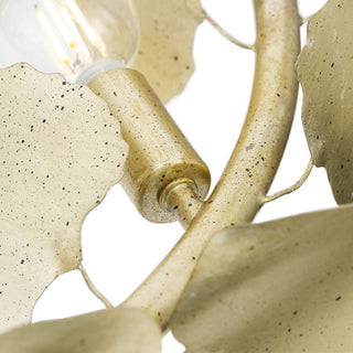 Laurel Collection 6-Light Transitional Chandelier, Gilded Silver