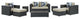 Sojourn 8-Piece Outdoor Patio Sunbrella Sectional Set