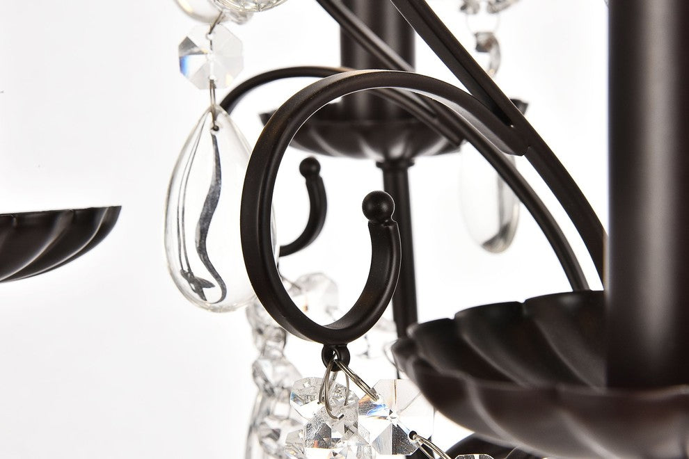 Living District LD5003D17ORB Orchid 5-Light Pendant