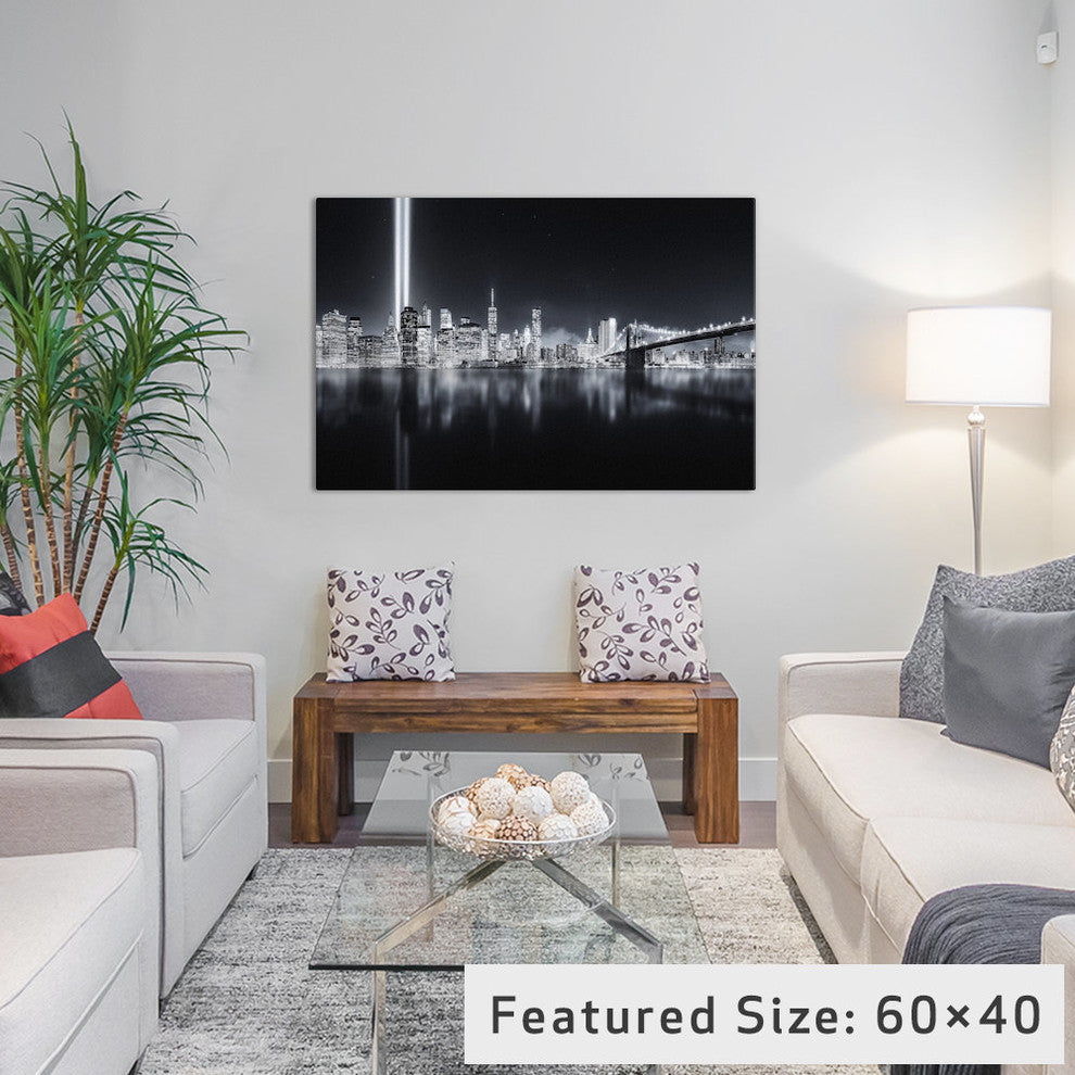 "Unforgettable 9-11" by Javier de la Torre, 40x26x1.5"