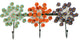 Sculptural Flower Hooks