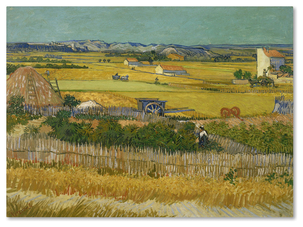 Van Gogh 'The Harvest' Canvas Art, 47 x 35