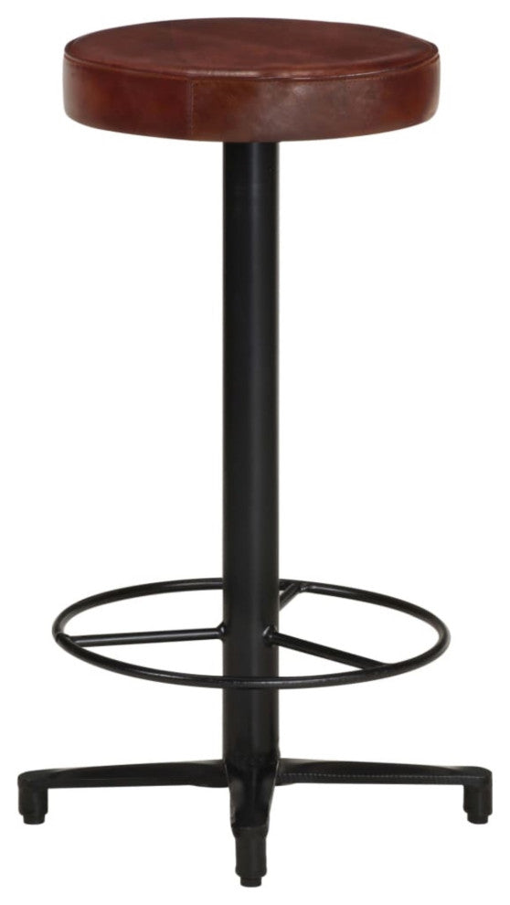 Vidaxl Bar Stools 2-Piece 26" Real Leather