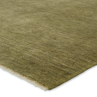 Jaipur Living Origin Knotted Solid Area Rug, Green, 6'x9'