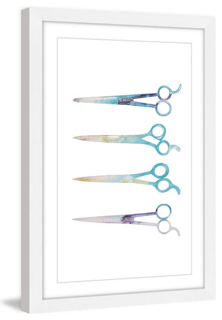 "Scissors" Framed Painting Print