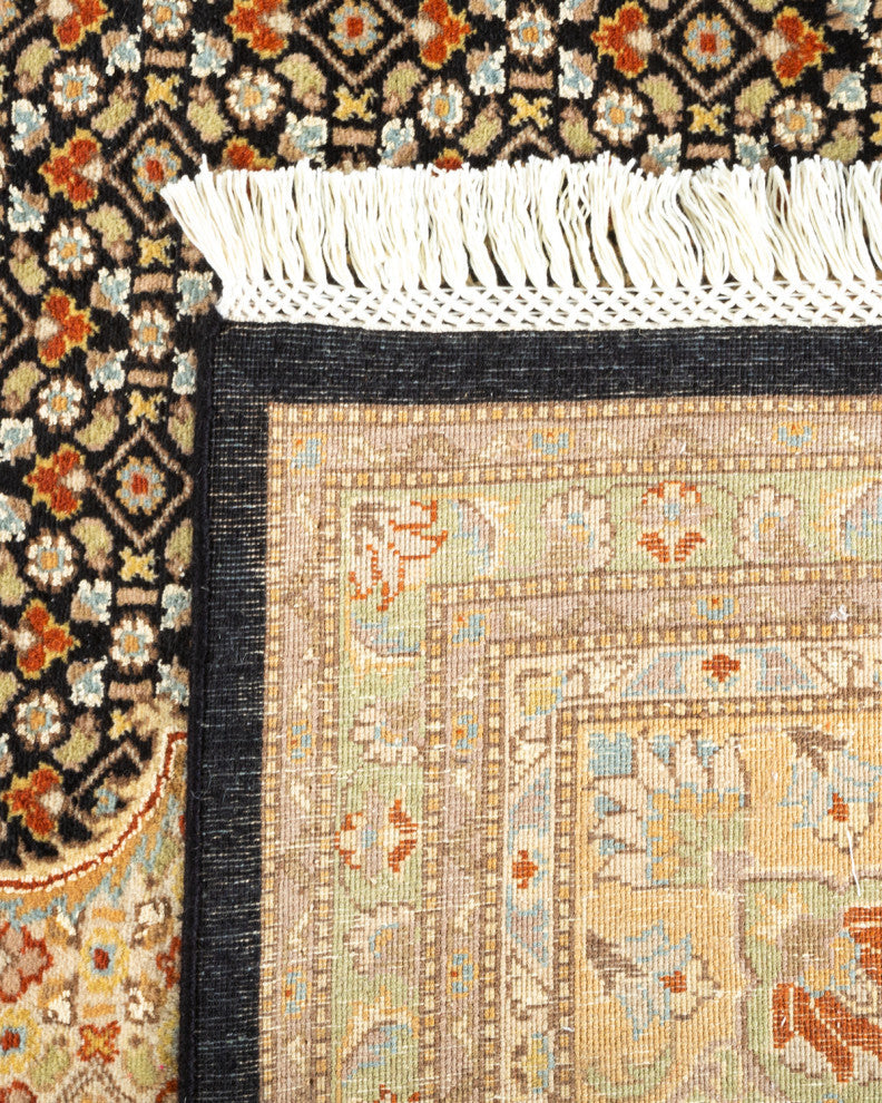 Mogul, One-of-a-Kind Hand-Knotted Area Rug Black, 8'0"x10'1"