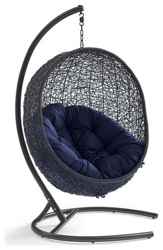 Encase Sunbrella Swing Outdoor Patio Lounge Chair