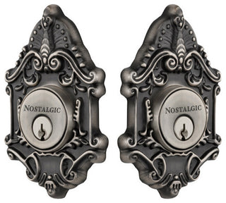 Nostalgic Warehouse VICVIC_2CYL_234_NA Victorian Solid Brass - Antique Pewter