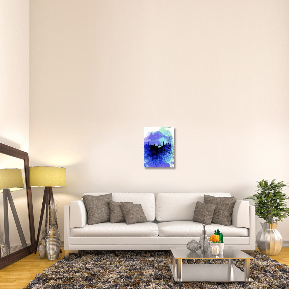 "Venice Watercolor Skyline" Fine Art Print