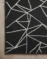 Verve VER-03 Black / Ivory 18" x 18" Sample Swatch
