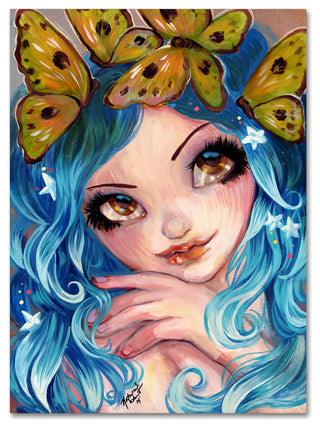 Natasha Wescoat 'Crown Of Butterflies' Canvas Art, 35x47