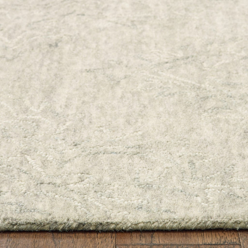 5'x8' Light Green Floral Paradise Area Rug