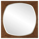 Uttermost Garonne Square Walnut Mirror