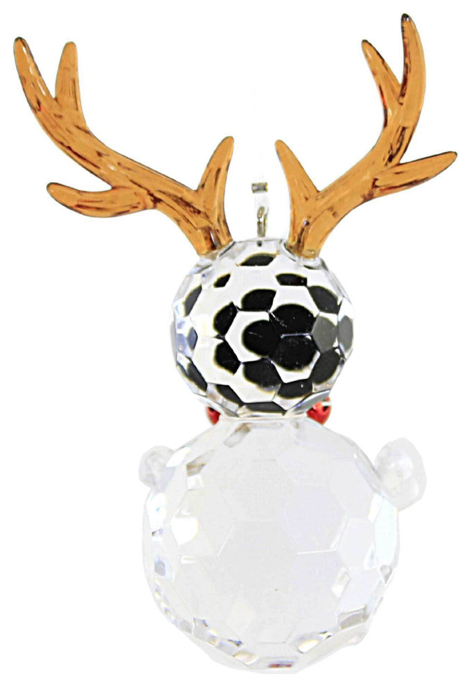Crystal Expressions Jingle Reindeer Tree Ornament Faceted Chirstmas