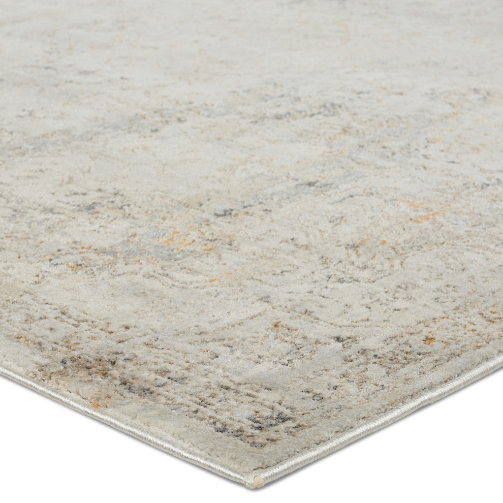 Jaipur Living Belvoir Abstract Light Gray/ Cream Area Rug 7'10"X10'
