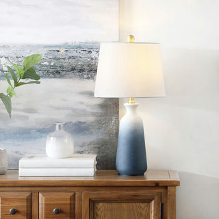 Safavieh Narem Table Lamp, White/Blue