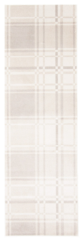 Aqua Roma Area Rug, Ivory, 2'6"x8'